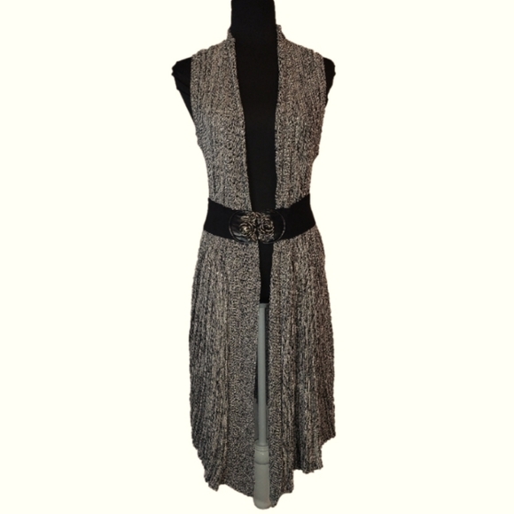 Pleated Crocheted Duster - Picture 1 of 3